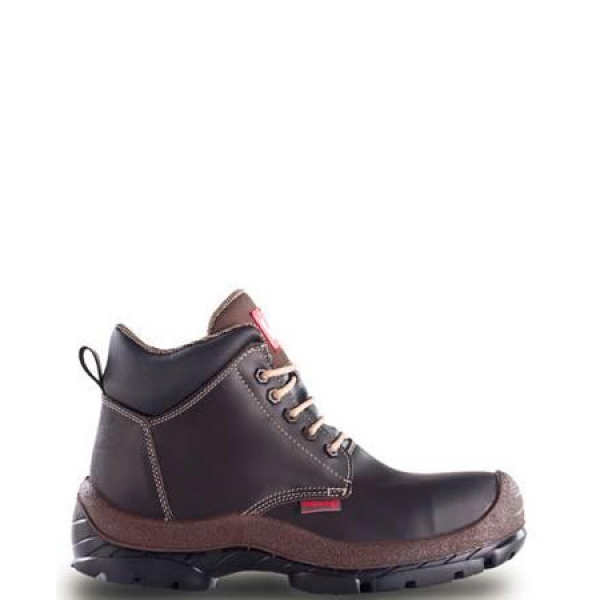 Bota Safety Comfort Caf&eacute; P.U Bidensidad Inyecci&oacute;n