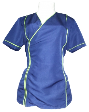 Saco Antifluido Cruzado Dama Con Vivos