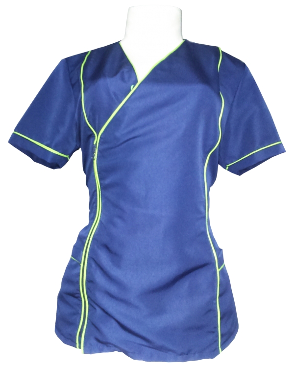 Saco Antifluido Cruzado Dama Con Vivos