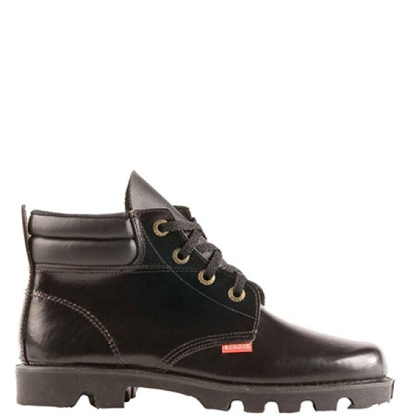 Bota Lisa Negra Corriente