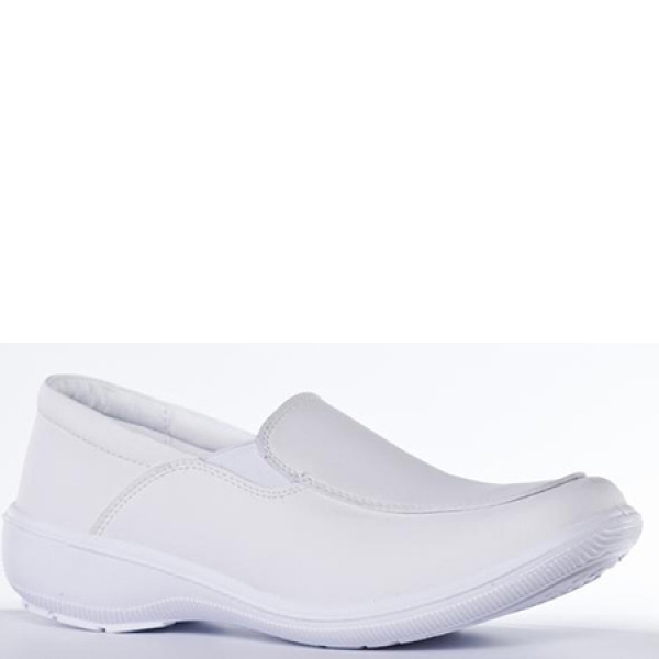 Celeste Liso Blanco Mocasin 3.5 Pu Inyectado